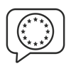 European speech icon