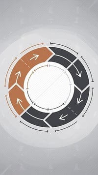 Circles with arrows divided on segments infographic templates for circle diagrams vector eps10 il