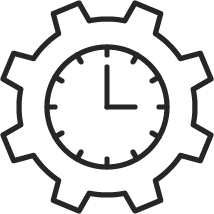 icono: velocidad y puntualidad