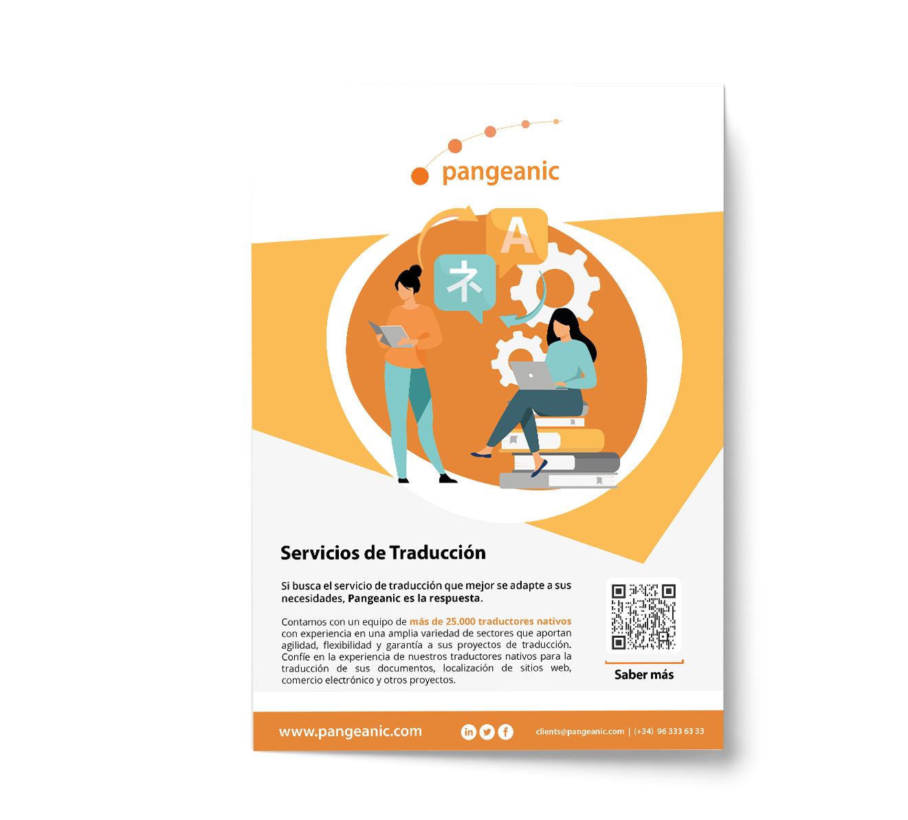 Servicios de traducción de español Pangeanic